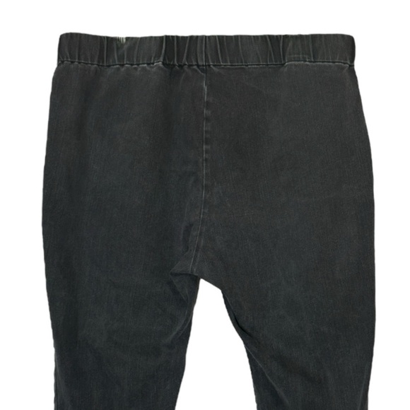 Soft Surroundings Pull On Pants 2X Charcoal dark Gray denim - Picture 4 of 8